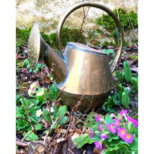 Folk Art, Small Copper Watering Can 