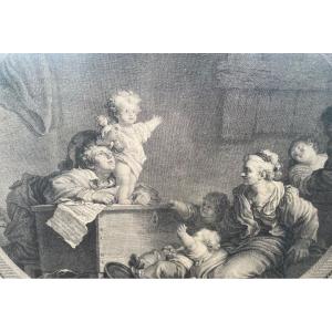 d'Après Fragonard : Le Petit Prédicateur