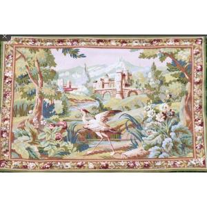 Aubusson Tapestry, Greenery With Fairies, Robert Four 