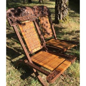 Pair Of Colonial Style Planter Armchairs, Circa 1900