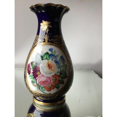 Vase En Porcelaine De Sèvres , époque Napoléon III