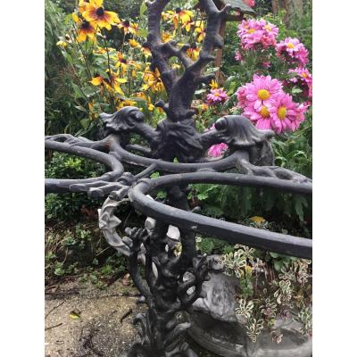 Dolphins And Trident Cast Iron Umbrellas Holder
