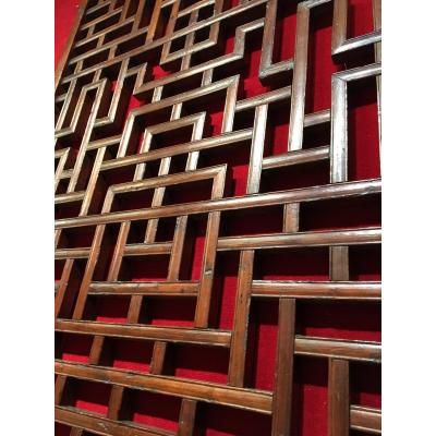 Partition Panel, Partition, Carved Wood, China, XVIIIth