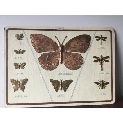 Échantillons Papillon, D’un Maître Bronzier , Vers 1880