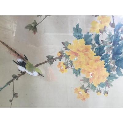 Large Painting, Chinese Silk Painting