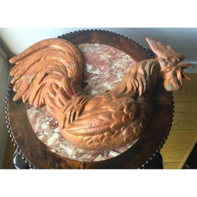 Folk Art, Decorative Copper Rooster