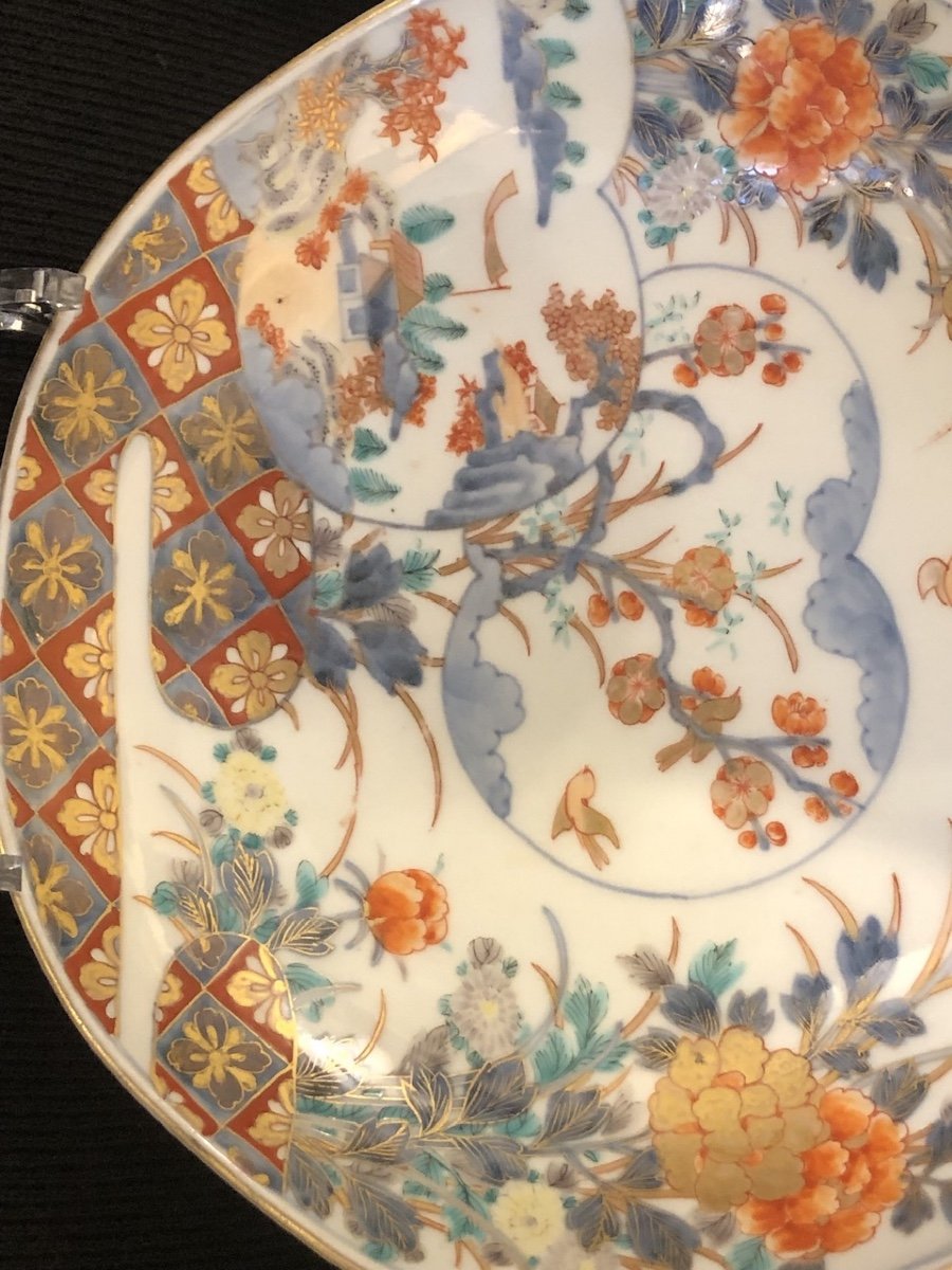 Imari - 19th Century Porcelain Plate -photo-5