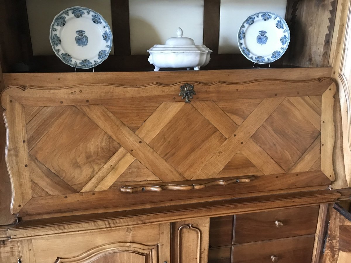 18th Century Walnut Woodwork-desk-library-photo-1