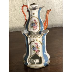 Tea Pot In Paris Porcelain XIX Eme