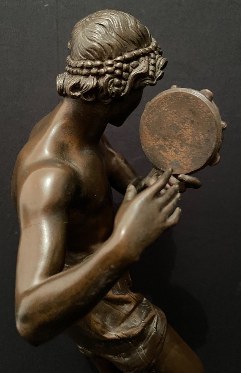 Bronze The Neapolitan Dancer By F Duret Nineteenth Century-photo-5