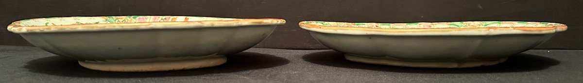 China Two Oval Hollow Dishes In Canton Enamels, Late 19th Century-photo-7