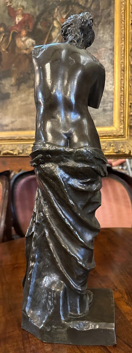 Bronze Sculpture Venus De Milo By Prosper Roussel Place Vendôme Paris Circa 1880 -photo-3