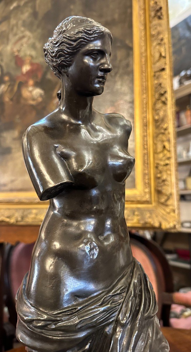 Bronze Sculpture Venus De Milo By Prosper Roussel Place Vendôme Paris Circa 1880 -photo-6