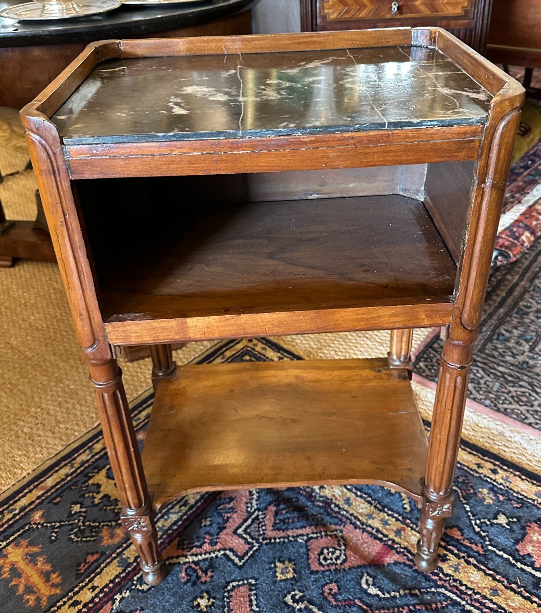 Table à Encas Chevet Directoire Acajou Époque Fin  XVIIIème