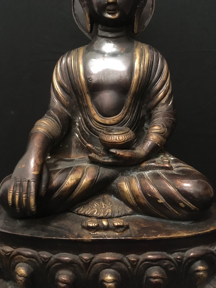 Statue Bronze Bouddha Japon-photo-3