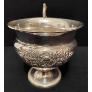 Sterling Silver Chocolate Cup XIXth Restoration Period