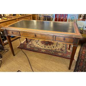 Mahogany Directoire Style Flat Desk Mid 20th Century 146 Cm