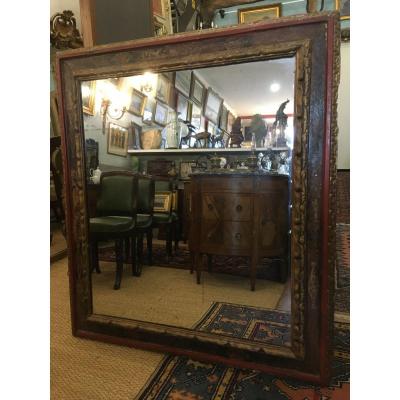 Large Mirror In A Spanish Frame From The 18th Century