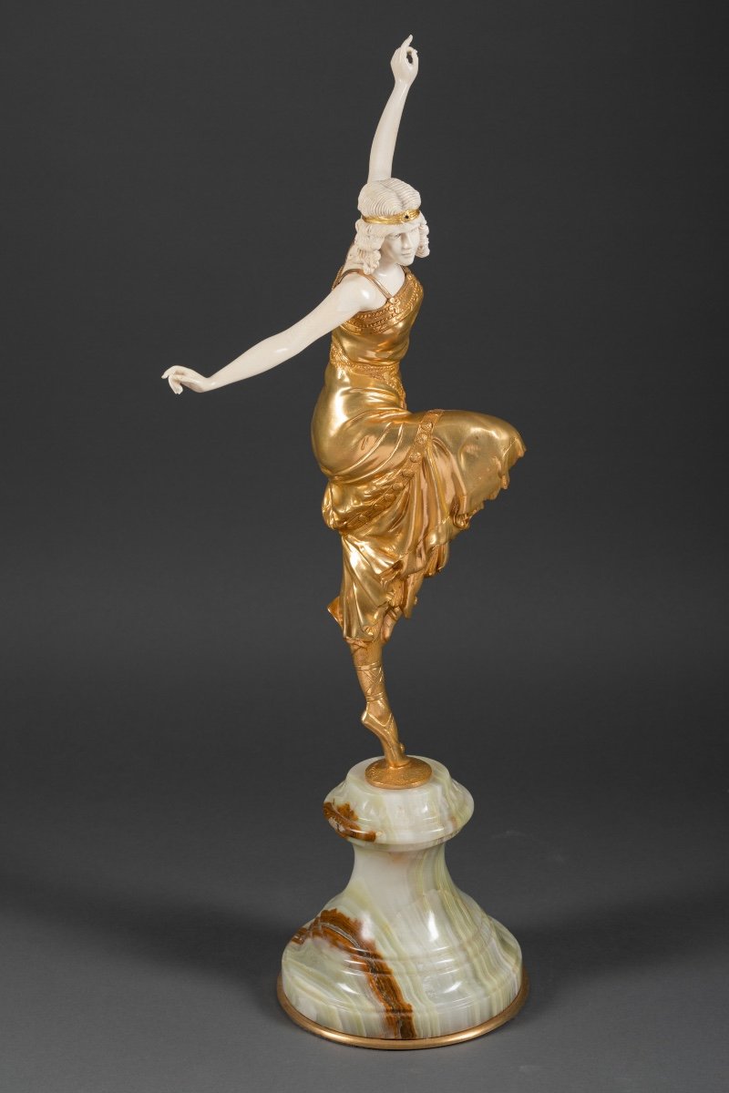 Paul Philippe (1870-1930), Chryselephantine Sculpture-photo-4