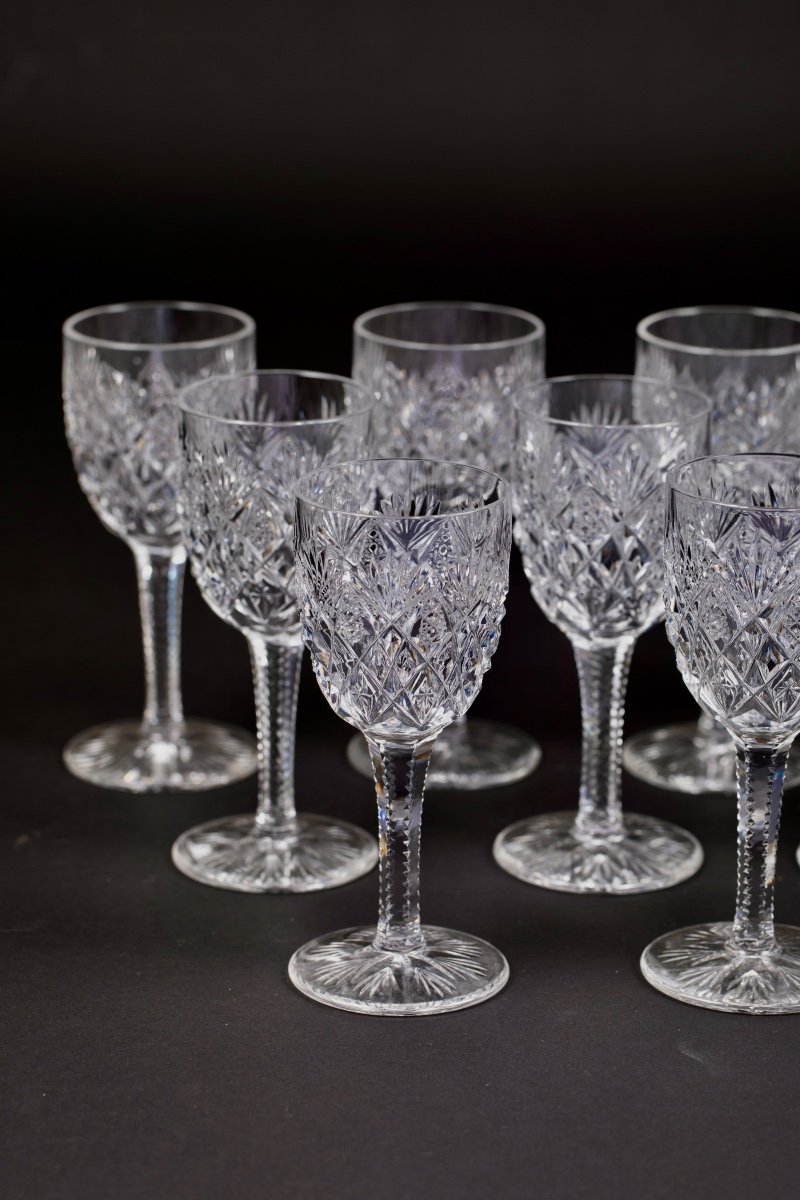 Cristallerie Saint Louis, 18 Glasses Model "florence"-photo-2