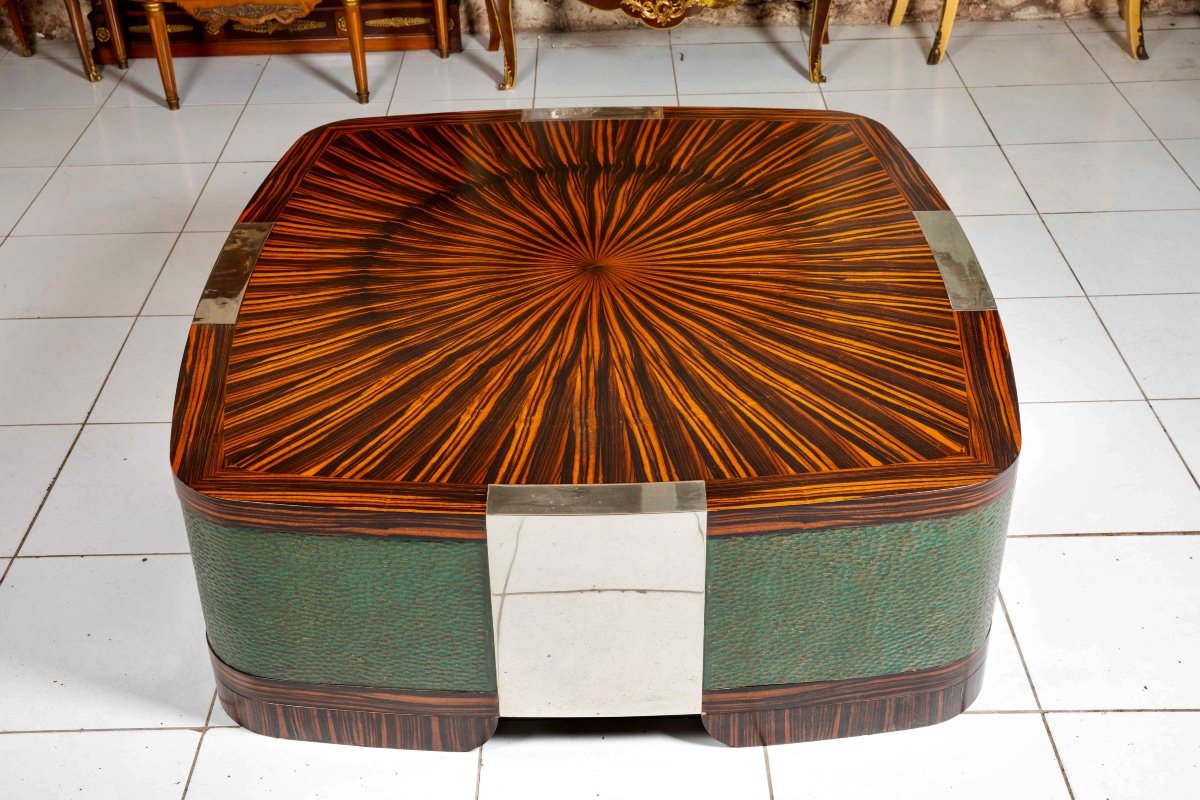 Tres Important Table Basse Art Deco-photo-8