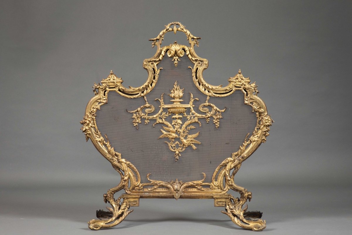 Bronze Fire Screen 