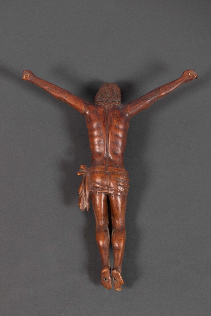 Christ En Bois Sculpté -photo-2