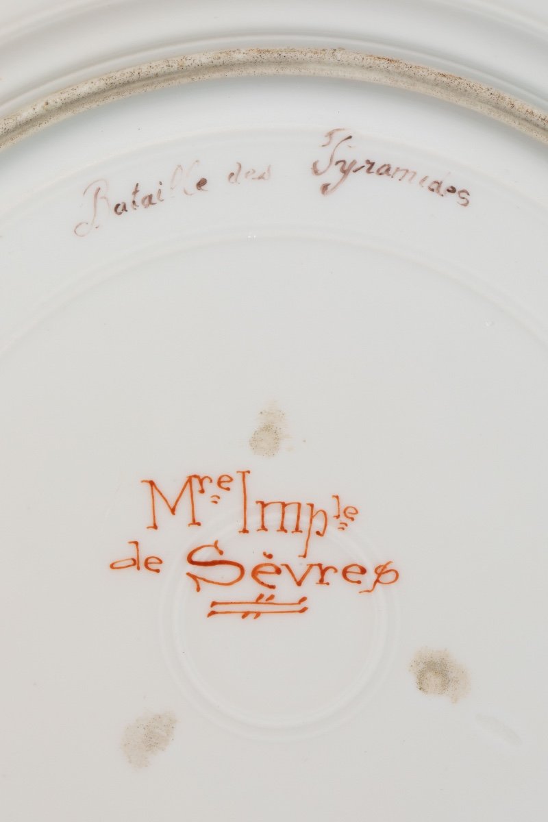 Porcelain Plate Decorated With A Napoleonic Scene -photo-7