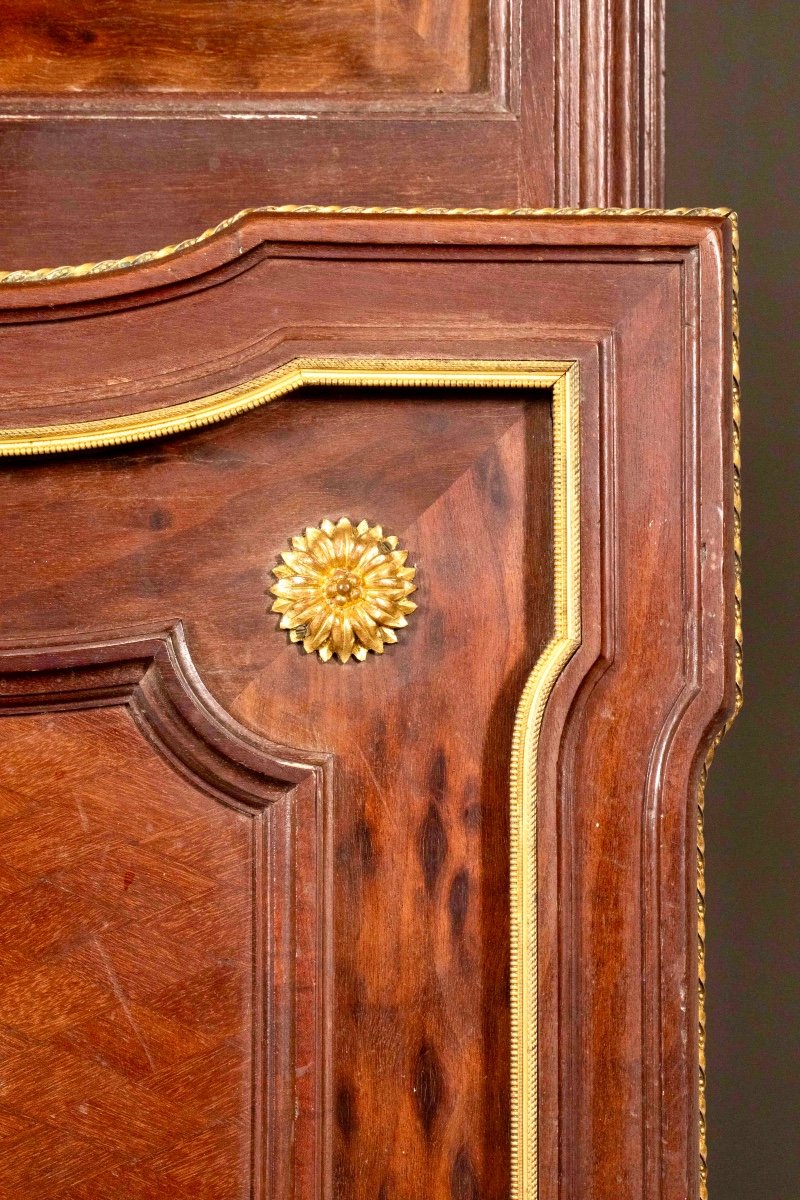 Louis XVI Style Napoleon III Bed In Mahogany -photo-2