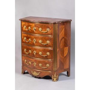 Small 19th Century Parisian Tomb Chest Of Drawers, 