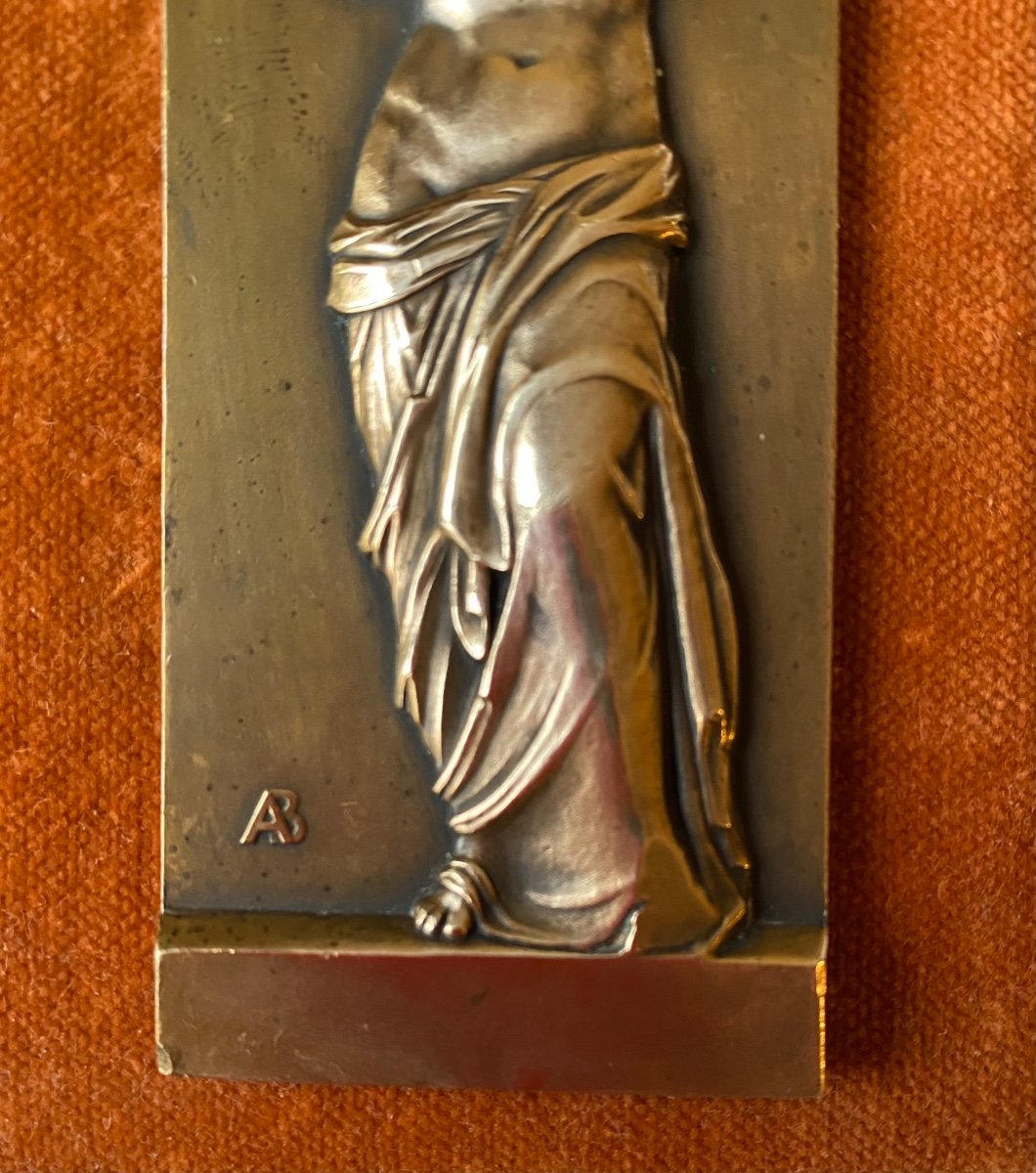 “venus De Milo”. Bronze Medal Early 20th Century.-photo-4