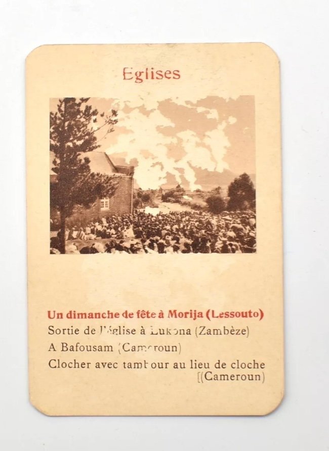 Jeu De Cartes Colonies. Début XXème. Nouveau Jeu De Familles. Sté Des Missions évangéliques. -photo-3