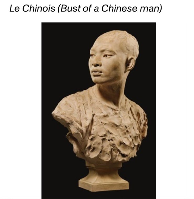 «Le Chinois ». Terre Cuite Polychrome  XXème D’après J.b. Carpeaux. -photo-6