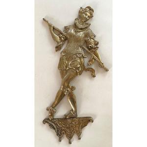 Danseuse Circassienne. Bronze D’ornement XIXème De Style Louis XIV. 
