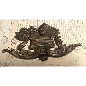 Bas-relief. Memento Mori. Vanity. 19th Century Patinated Bronze Plaque.