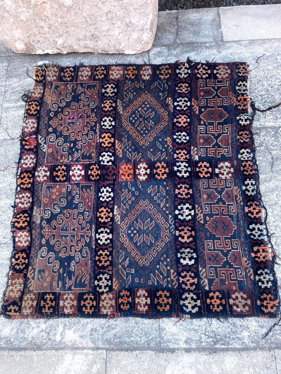 4 Central Asian Rugs/kilims Saddle Pads?-photo-2