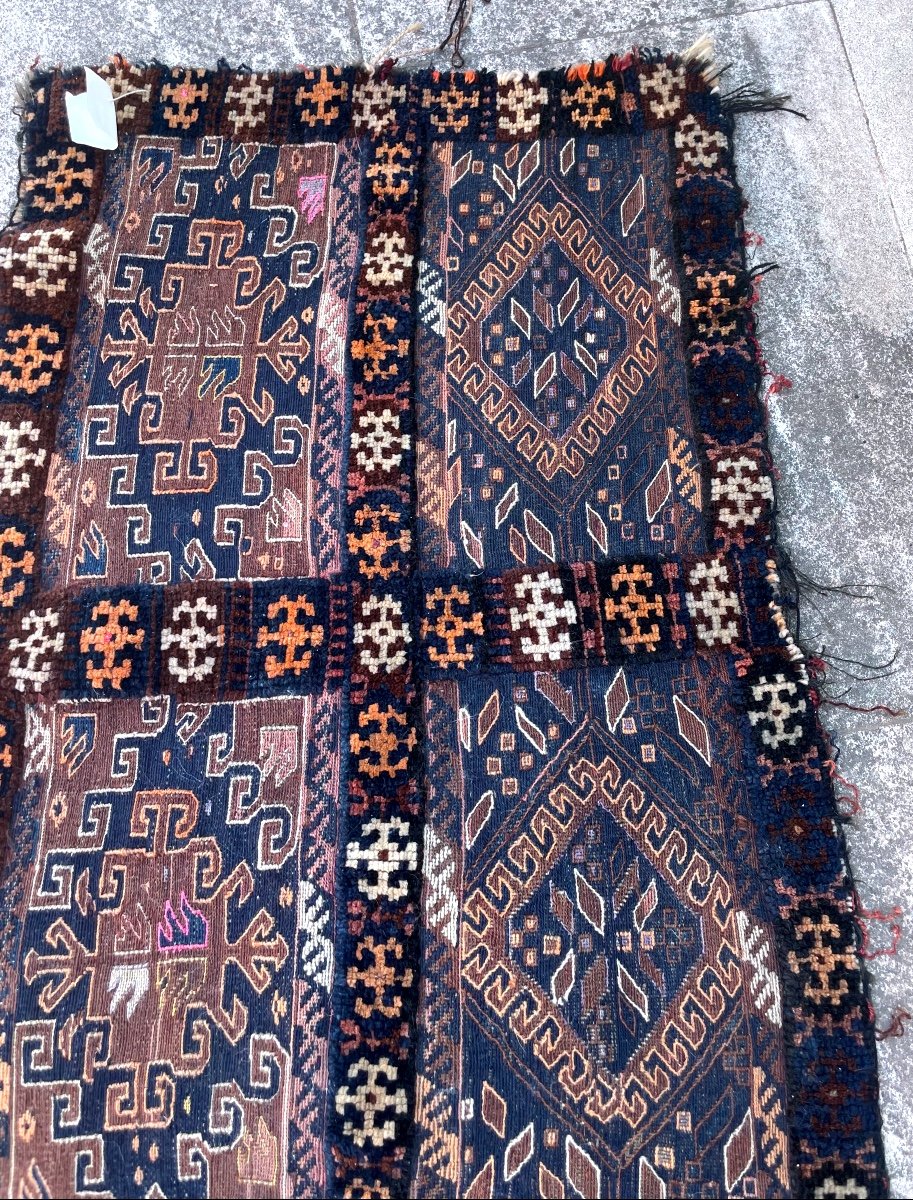 4 Central Asian Rugs/kilims Saddle Pads?-photo-3