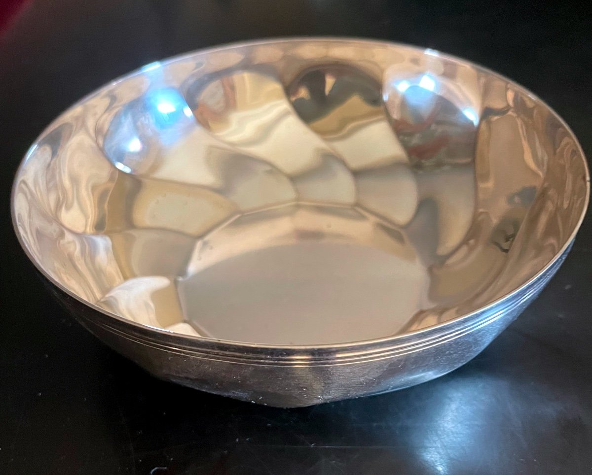 Christofle Silver Metal Moving Bowl