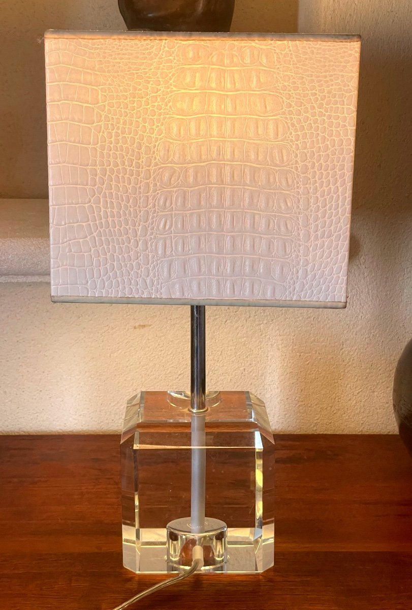 Cubic Crystal Lamp 78/80s-photo-4