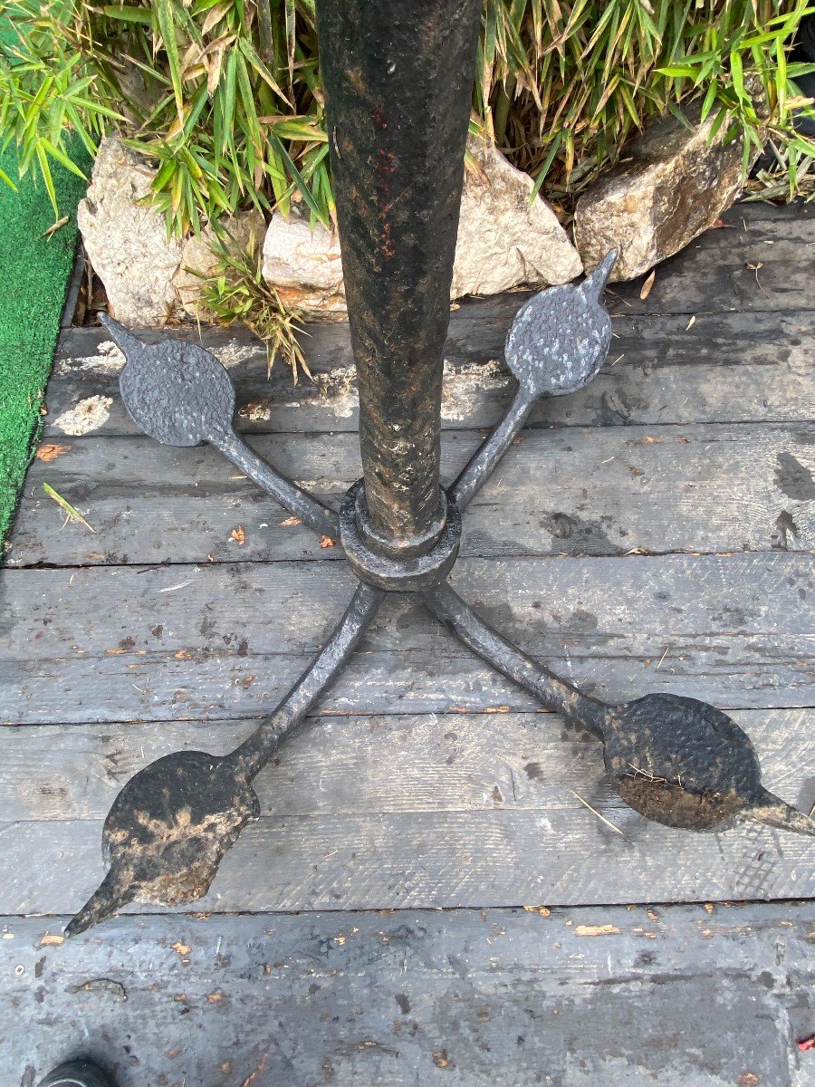 A Splendid Wrought Iron Marine Anchor-photo-2