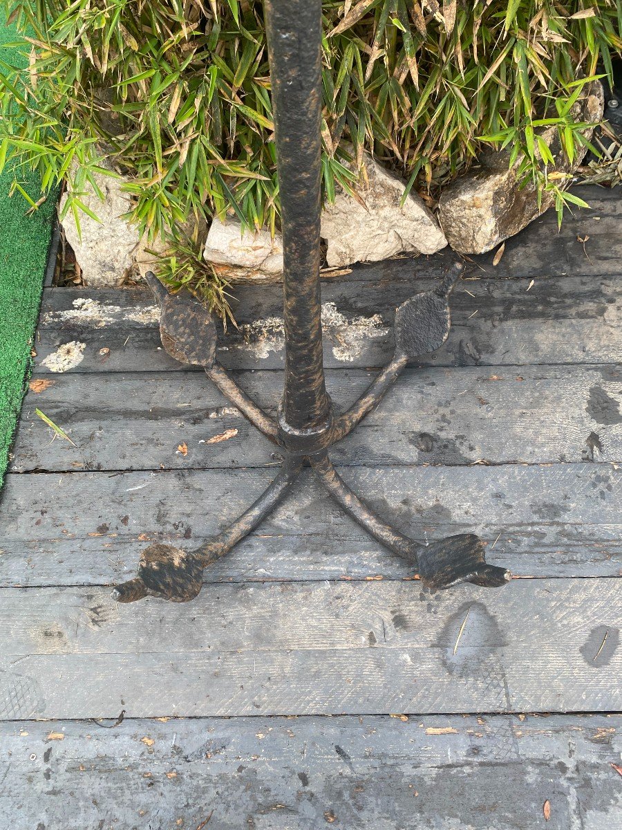 A Splendid Wrought Iron Marine Anchor-photo-1