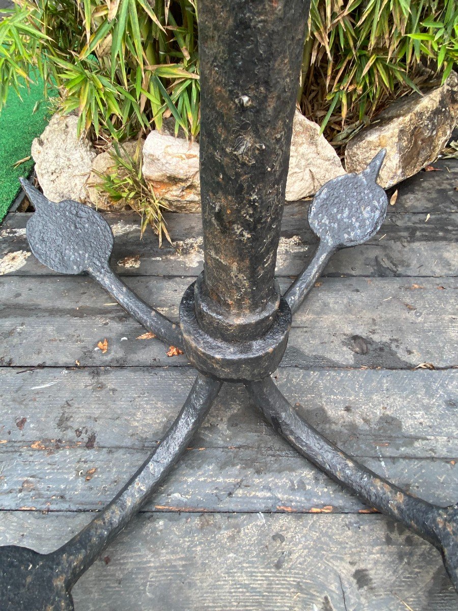 A Splendid Wrought Iron Marine Anchor-photo-3