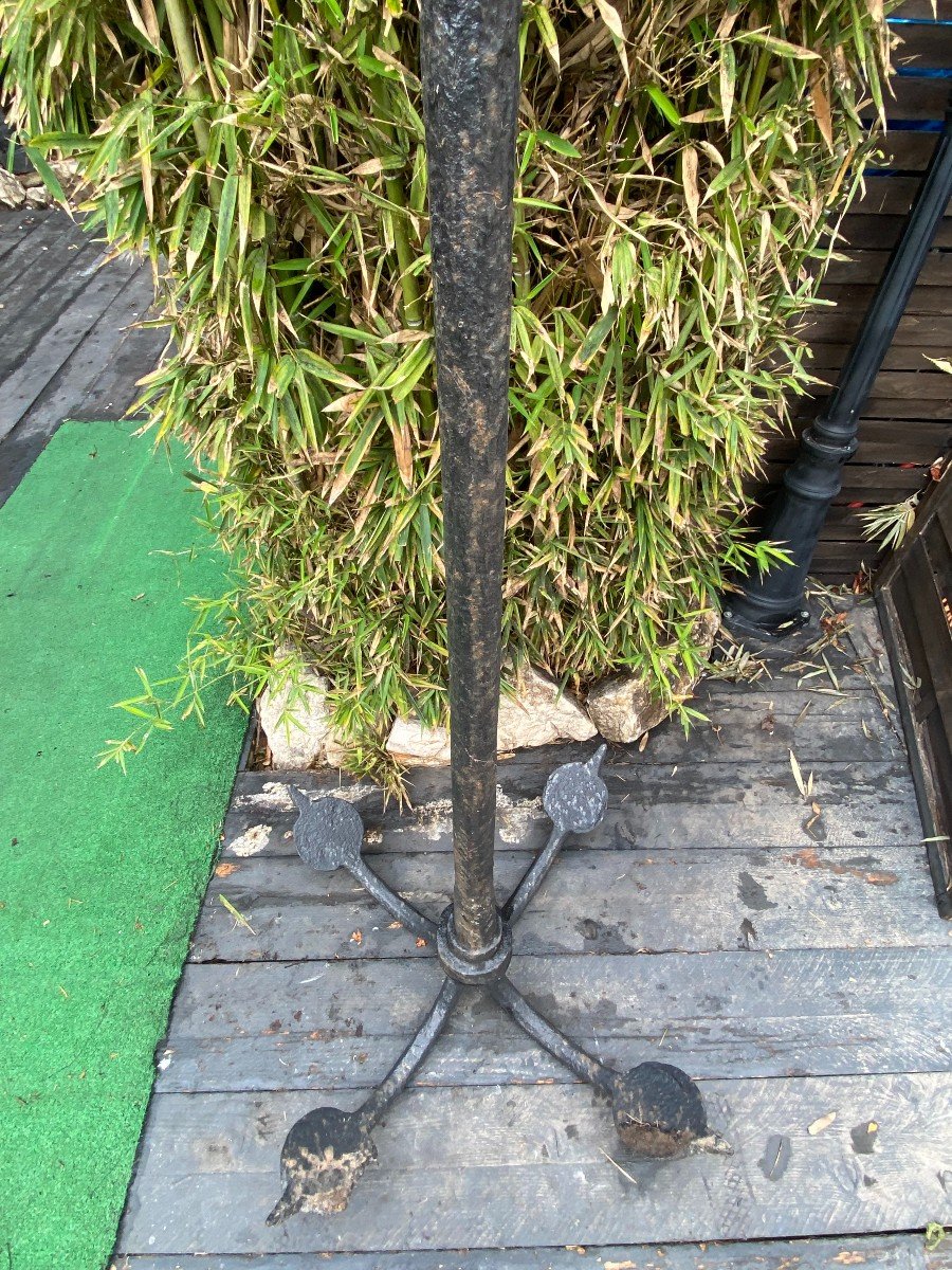 A Splendid Wrought Iron Marine Anchor-photo-6