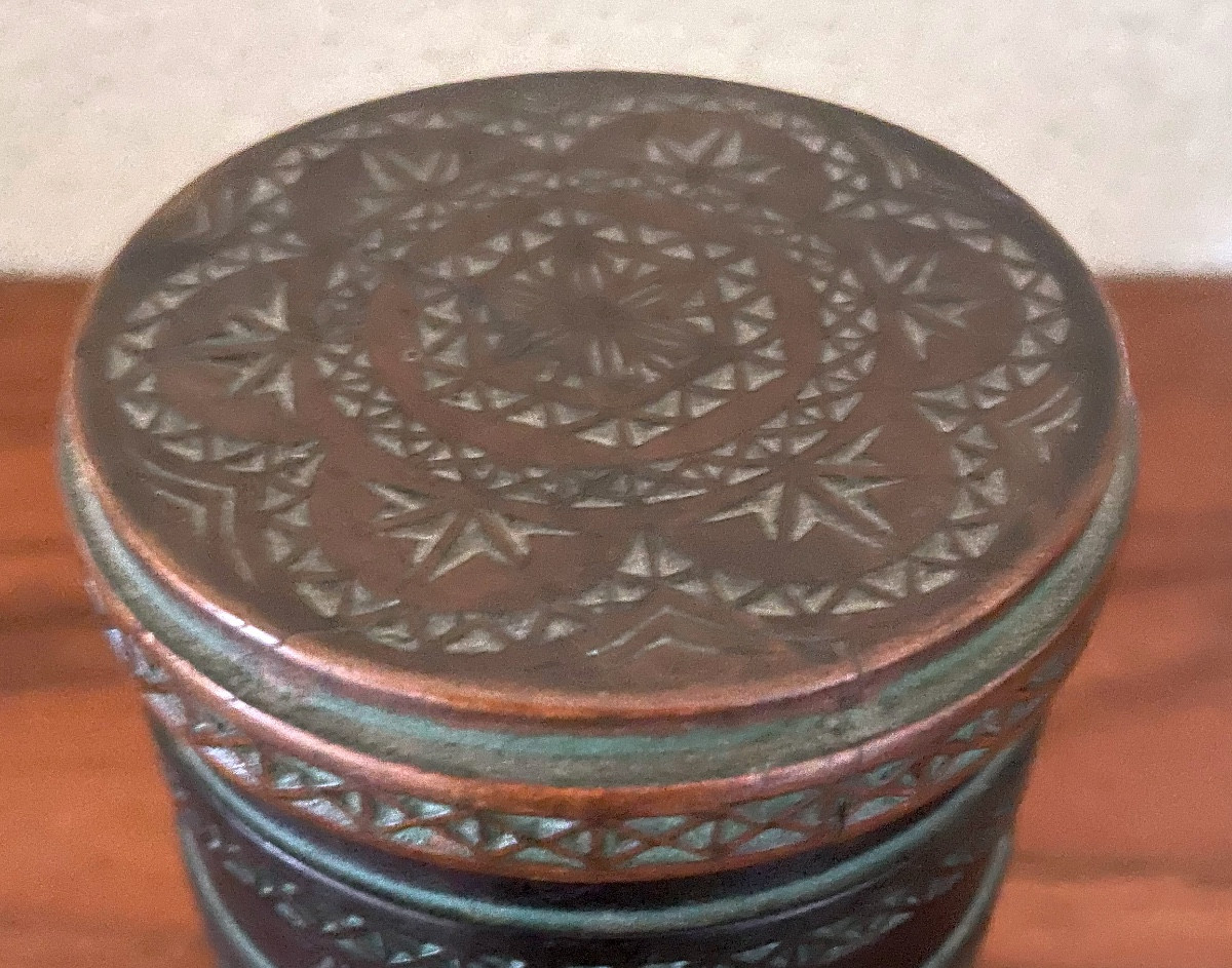 Small Carved Wooden Box-photo-4