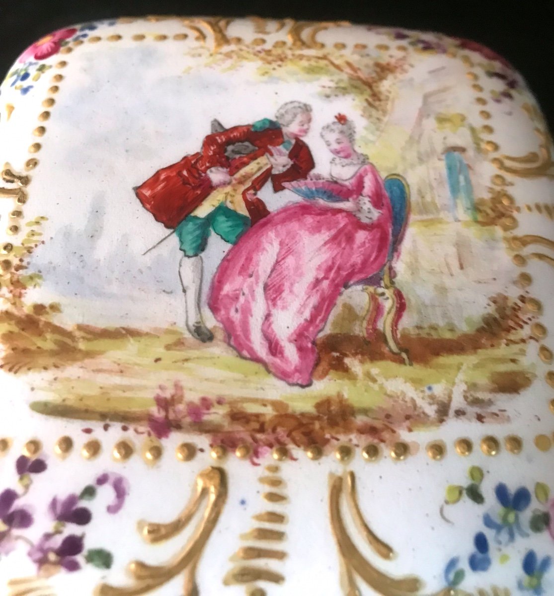 Boite En Porcelaine De Meissen-photo-4