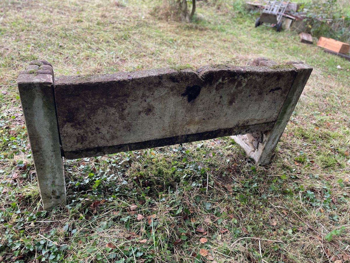 Banc De Jardin Provenant D’un Parc De Château -photo-2