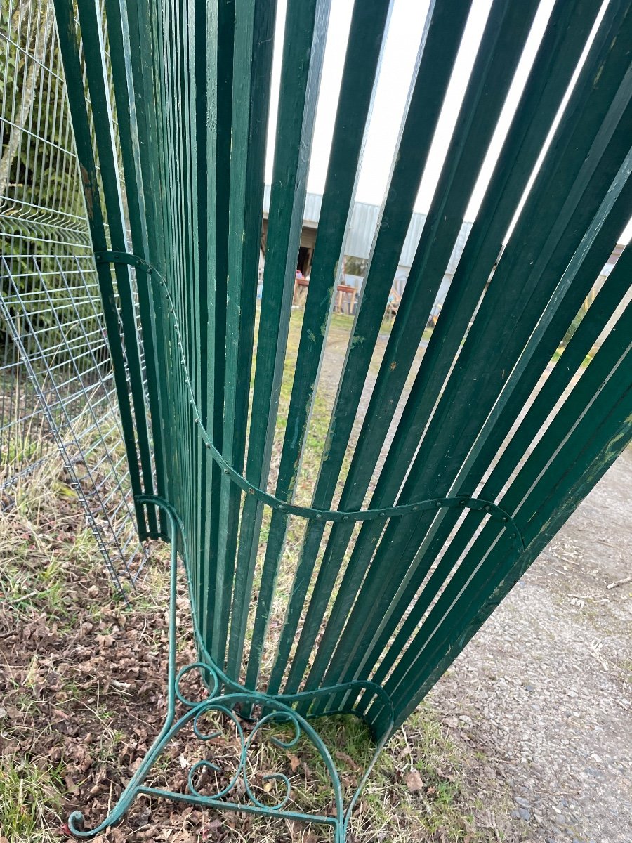 Banc De Jardin En Fer Forgé -photo-1