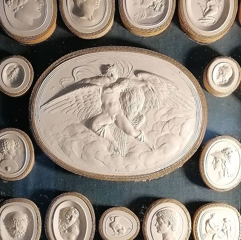 1700 Intaglio And Cameo Prints In 37 Boxes. Thomas Cadès. Rome. Circa 1830-photo-3