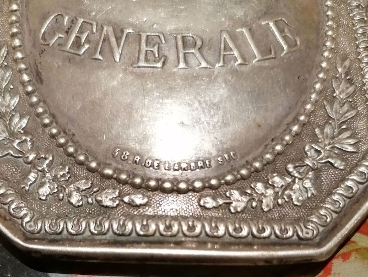 Silver Plaque For The Société Générale Courier's Harness -photo-2