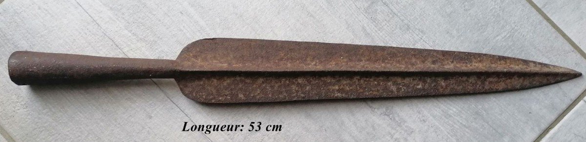 Pre-revolutionary Spade Iron 18th Century -photo-4